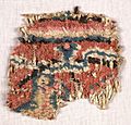 Textile fragment from Loulan Xinjiang China