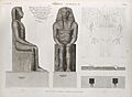 Thèbes. Memnonium (Ramesseum). Détails de la statue colossalle de Memnon. (Restoration) (NYPL b14212718-1267952)