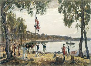 The Founding of Australia. By Capt. Arthur Phillip R.N. Sydney Cove, Jan. 26th 1788