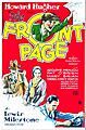 The Front Page (1931 film) poster