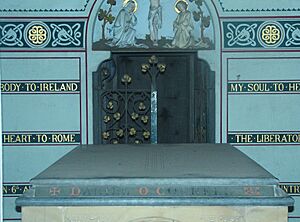 Tomb of Daniel O'Connell inside the crypt