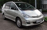 Toyota Previa Facelift front