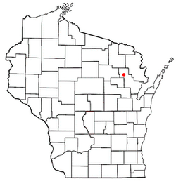 Location of Mountain, Wisconsin