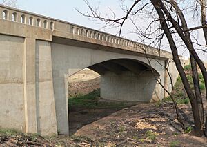 West Plum Bush Creek bridge (Last Chance, CO) from SW 2