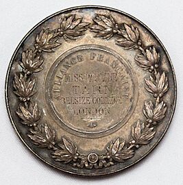 1883 Alliance française awarded to Pauline Tarn reverse