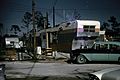 1958 photo of Zimmer trailer in a trailer park in Tampa Florida