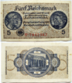 5 Reichsmark 1938-1945
