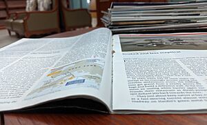 A page ripped out from The Economist by China's censorship department (cropped)