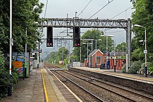 Along platform 1, Alsager railway station (geograph 4524963)