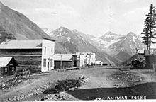 Animas Forks Main Street circa 1885