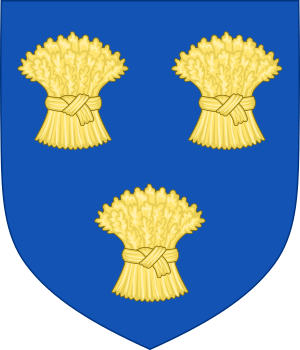 Arms of Ranulf de Blondeville, 6th Earl of Chester (died 1232).svg