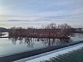 Barbadoes Island PA from Bridgeport Viaduct leafless