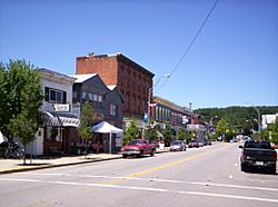 Downtown Bellville on Main Street in 2008.
