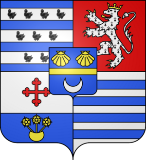 Blason ville fr La Brède (Gironde)