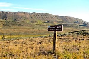 Bridger Pass Road Sign