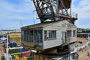 Cabin, 1954 Stothert & Pitt Crane, Falmouth Docks