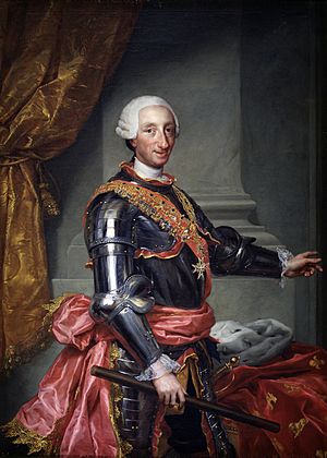 Portrait of King Charles circa 1761