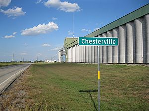 Chesterville TX Sign on FM 1093