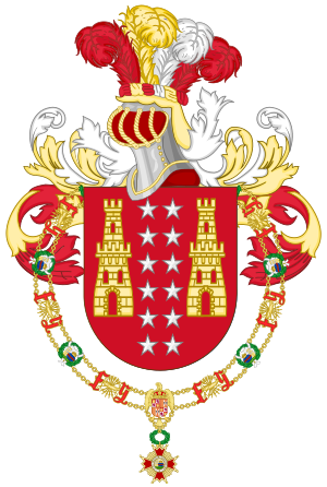 Coat of Arms of Álvaro Uribe (Order of Isabella the Catholic)