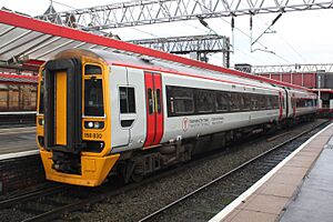 Crewe - Keolis-Amey 158830 Chester service