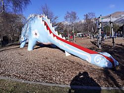 Dinosaur slide Wanaka