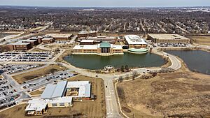 DuPage county court complex aerial