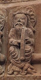 Elder of the Apocalypse with rota, Santo Domingo de Soria