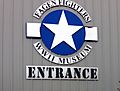 Fagen Fighters WWII Museum-Entrance Sign