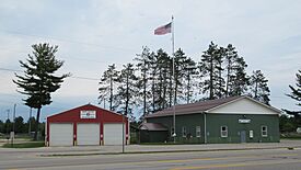 Forest Township Hall and Forest–Waverly Fire Department in the community of Tower