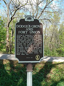 Fort union state marker