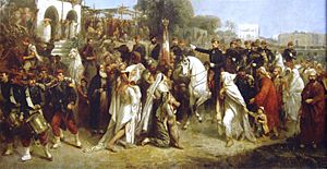 French expeditionary corps landing in Beyrouth 16 August 1860