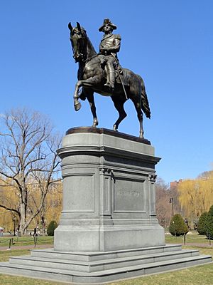 George Washington statue in the Boston Public Garden - DSC08205