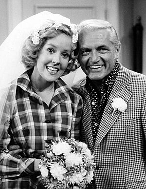 Georgia Engel Ted Knight Mary Tyler Moore Show Wedding 1975