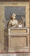 Giotto di Bondone - No. 40 The Seven Virtues - Prudence - WGA09267.jpg