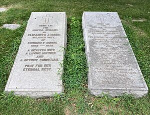 Grave of Edward Fitzsimmons Dunne (1853–1937) at Calvary Cemetery, Evanston