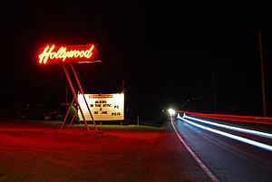 Hollywood Drive In Sign