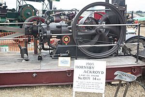 Hornsby Akroyd lamp oil engine no.10171 of 1905 at GDSF 08