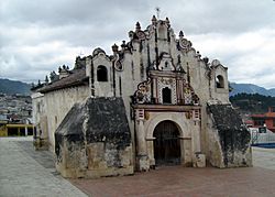 Church of San Jacinto in Salcajá, Guatemala.