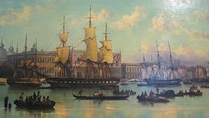 Josef Püttner - SMS Fregatte Novara (Venice, after 1862)