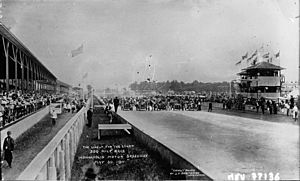 La course d'Indianapolis 1911