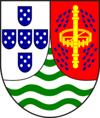 Lesser coat of arms of Portuguese Sao Tome and Principe