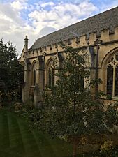 Lincoln College - Chapel View from Berrow Foundation Building