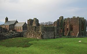 Lindisfarne Abbey and St Marys