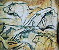 Lions painting, Chauvet Cave (museum replica)