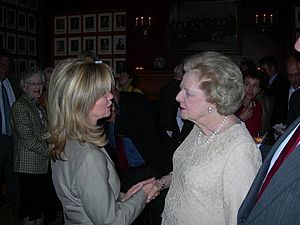Marsha Blackburn with Margaret Thatcher