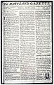Maryland Gazette 5 Sept 1765