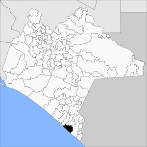 Municipality of Mazatán in Chiapas