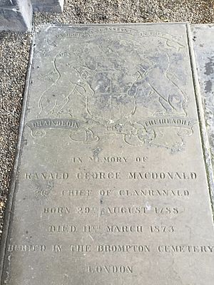 Memorial to Ranald George MacDonald