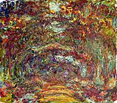 Monet- Der Rosenweg in Giverny