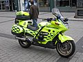 Motorcycle paramedic London Ambulance Service